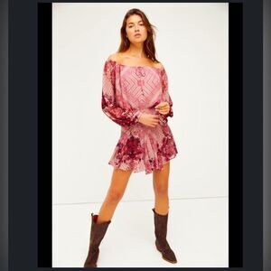 Free People Seven Wonders Mini Dress SZ XS